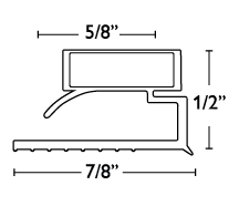 Commercial Refrigeration gasket G01-094 spec